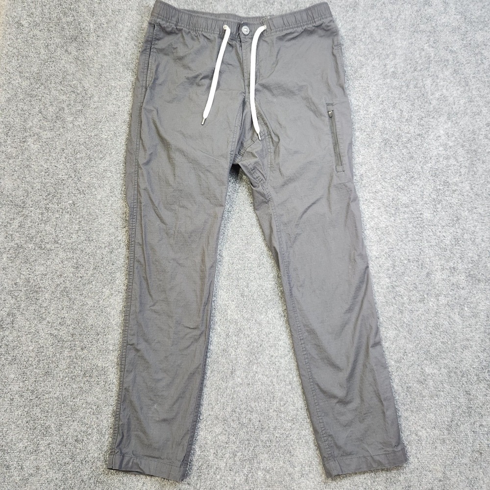 Vuori Ripstop Climber Pants Mens Large Gray Jogger Casual Travel Lightweight
